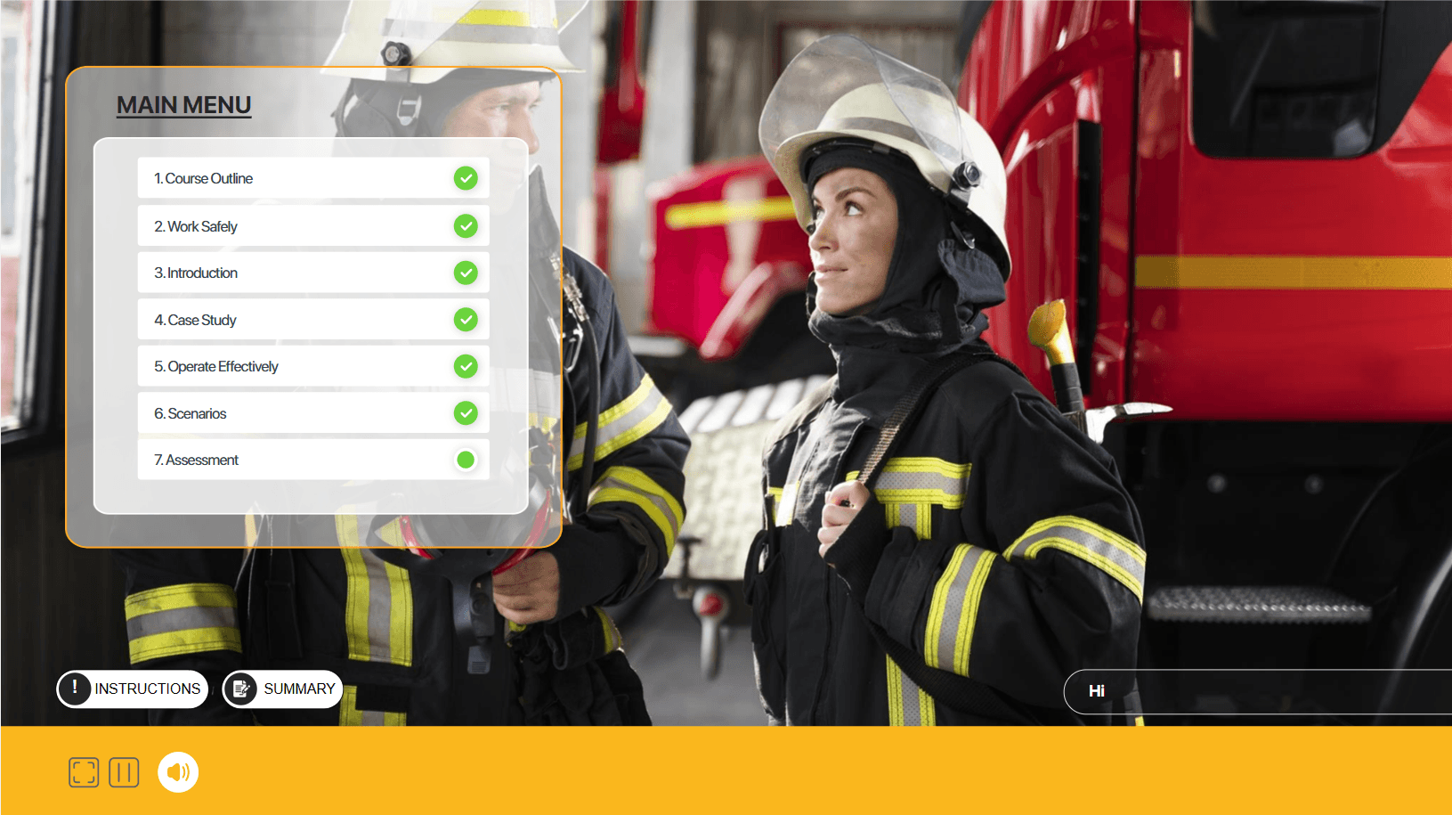 Easy to navigate courses